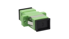 Adapter SC APC SM simplex zielony