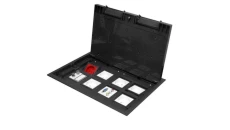 Puszka podłogowa 16-modułowa do montażu osprzętu 22,5x45 (45x45) EM/FLB-SCF320PP