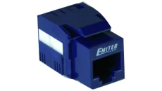 Gniazdo UTP RJ 45 kat. 6 keystone niebieskie DCN/FA-1090-8-C6