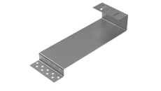 Uchwyt z blachy nierdzewnej pod karpiówkę, wydłużony 409mm K-44-W