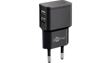 Ładowarka 2xUSB 2.4A czarna 44951