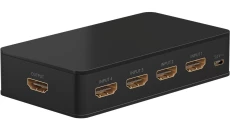Ręczny przełącznik HDMI™ 4 do 1 (4K @ 60 Hz), czarny, 58489