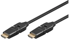 Kabel HDMI™ 360 o dużej szybkości z Ethernetem, 5m, czarny, 61292