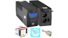 Zasilacz awaryjny UPS GT POWERbox 650VA/360W Line-Interactive 2x Schucko GTPOWERbox0650S