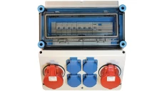 Rozdzielnica gniazdowa 2x16A 400V, 4x16A 230V IP44 Mi-GN/Z 400001