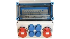 Rozdzielnica gniazdowa 1x16A 1x32A 400V, 4x16A 230V IP44 Mi-GN/Z 400002