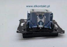 Simon 55 Łącznik jednobiegunowy (moduł) 10 AX, 250 V~, szybkozłącza Czarny mat TW1.01/149