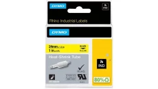 Taśma/rurka termokurczliwa do drukarek 24mm x 1,5m żółta 1805444