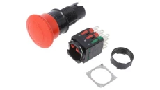 Przycisk bezpieczeństwa 16mm 1Z 2R IP54 przez obrót XB6AS8349B