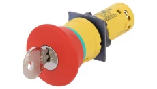 Przycisk bezpieczeństwa 22mm 2R IP65 klucz XB7NS9444