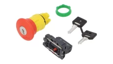 Przycisk bezpieczeństwa 22mm 0Z 1R IP66 klucz XB5AS9442
