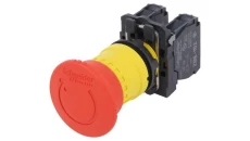 Przycisk bezpieczeństwa 22mm 2R IP66 przez obrót XB5AS8444