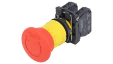 Przycisk bezpieczeństwa 22mm 1Z 1R IP66 przez obrót XB5AS8445