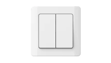 Łącznik podtynkowy świecznikowy, Silva, biały / 46133