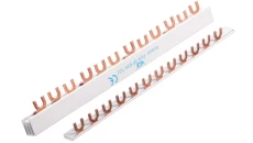 Szyna łączeniowa grzebieniowa 3-F trójfazowa 63A 1 metr 54 moduły