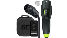 Green Cell GC Habu Ładowarka Mobilna EV 11kW 7m Typ2 CEE16A Wallbox z Aplikacją do Tesla Model Y 3 S X, Kia EV6, Ford Mach-E