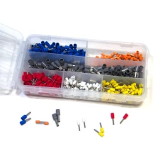 Zestaw tulejek kablowych izolowanych 0,5/0,75/1,0/1,5/2,5/4,0 w organizerze /600szt./