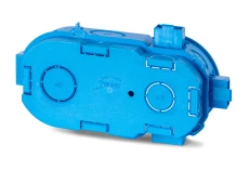 Puszka podtynkowa podwójna 60mm głęboka niebieska SE2x60G 34159203 /5szt./