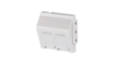 Adapter 2 port pod keystone 45x45 METZ CONNECT 130915J4502KE