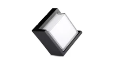 Lampa Elewacyjna LED 12W 1160lm 3000K IP65 Kwadrat Czarny 218539