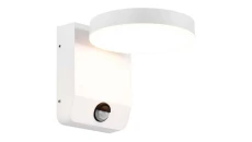 Oprawa elewacyjna LED 17W 2520lm 4000K czujnik regulowana Biała okrągła 2955