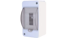 Rozdzielnica modułowa 1x3 natynkowa IP20 z klapką dymną i zaciskami S-3+SZYBKA+N+PE 8005813 ENE-00351