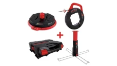 Zestaw spirala RUNPO w kasecie 30m + rozwijak kablowy XB300 + trzpień wielofunkcyjny + walizka systemowa 10171