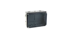 Puszka natynkowa LIGHT 245x185x95 10 dławnic transparentna EVT-231