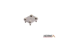 Złącze bednarka-bednarka 40mm z przekładką stal kwasoodporna