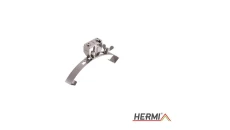 Podpora przewodu płaskiego 20x3 na gąsior L-180mm, stal nierdzewna