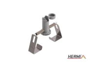 Podpora zwodu na gąsior ze sprężyną, uniwersalna, stal nierdzewna / tworzywo