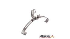 Podpora zwodu na gąsior, dwustronna regulacja, stal nierdzewna A2