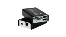 ATEN Przedłużacz KVM 100m VGA+USB na kabel LAN kat.5e (skrętkę) Konwerter aktywny VGA + 2xUSB - LAN - VGA + USB typ B Komplet