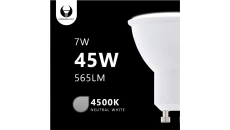 Żarówka LED GU10 7W 230V 4500K 565lm Forever Light RTV003441