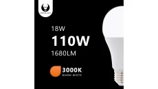 Żarówka LED E27 A65 18W 230V 3000K 1680lm Forever Light RTV003428
