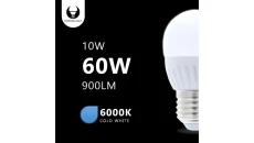 Żarówka LED E27 G45 10W 230V 6000K 900lm ceramiczna Forever Light RTV003471