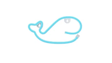 Neon LED WIELORYB niebieski Bat + USB FLNE19 Forever Light