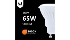 Żarówka LED GU10 10W 230V 3000K 900lm ceramiczna Forever Light RTV003474