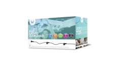 Girlanda świetlna 12mb zewnętrzna IP65 10 gniazd E27 / Forever Light