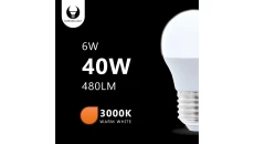 Żarówka LED E27 G45 6W 3000K 480lm Forever Light RTV003472