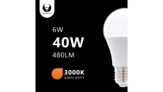 Żarówka LED E27 A60 6W 230V 3000K 480lm Forever Light RTV003431