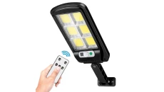 Lampa solarna LED SUNARI FLS-01 6*COB PIR 10W 800lm 6000K 2400mAh Li-Ion + pilot Forever Light RTV100322