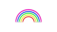 Neon LED TĘCZA 5 kolorów FLNE14X Forever Light