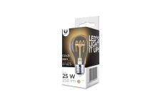Żarówka LED Filament E27 A60 4W 230V 2000K 250lm SF złota Forever Light