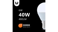 Żarówka LED E14 G45 6W 3000K 480lm Forever Light RTV003452