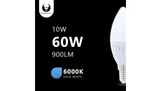 Żarówka LED E14 C37 10W 230V 6000K 900lm ceramiczna Forever Light RTV003446