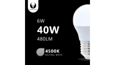 Żarówka LED E27 G45 6W 4500K 480lm Forever Light RTV003473
