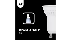 Żarówka LED GU10 MR11 3W 230V 4500K 230lm ceramiczna Forever Light