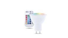 Żarówka LED GU10 RGB + White 5W + RC 250lm Forever Light