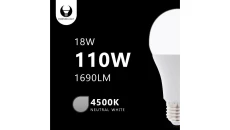 Żarówka LED E27 A65 18W 230V 4500K 1690lm Forever Light RTV003429